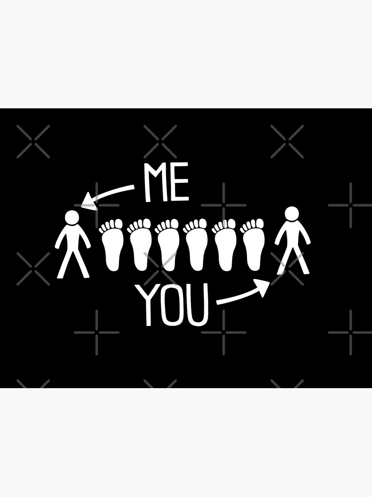 "6 Feet Apart" Photographic Print for Sale by BaconPancakes21 Redbubble