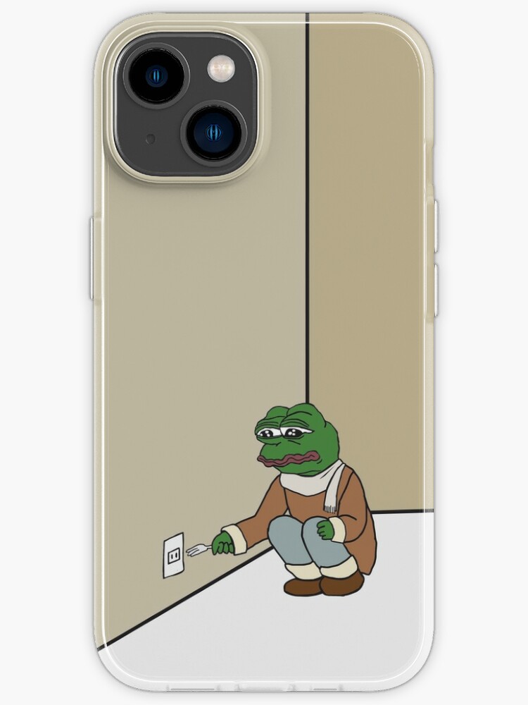 PEPE THE SMUG FROG PINK HOODIE iPhone 13 Pro Max Case Cover