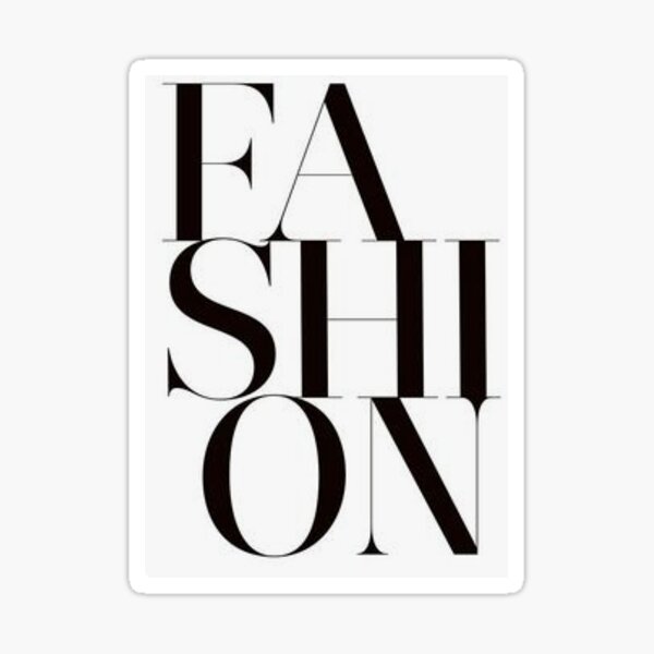 Fashion Sticker for Sale by carolinemartin6