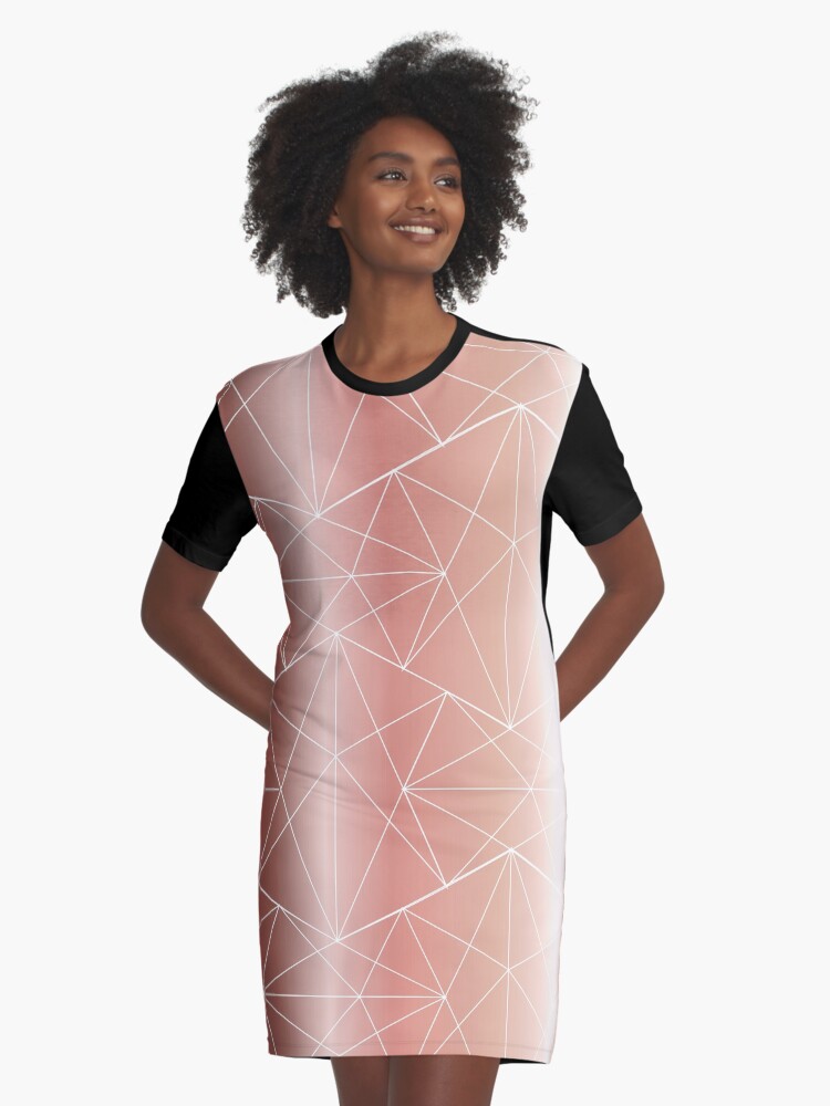 rose gold asymmetrical dress