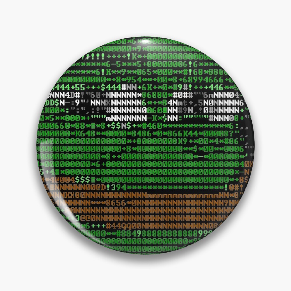 Pepe The Frog Smug Face Meme Ascii Text Graphic Computer Retro Green and  Black 8 bits letters HD High Quality Online Store Pin for Sale by iresist