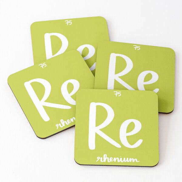 Item preview, Rhenium - Periodic Table of the Elements designed and sold by Hodgepodge Bricolage.
