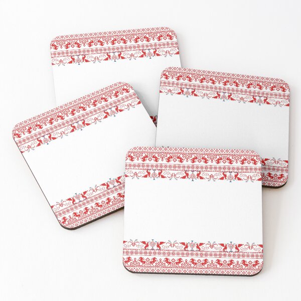 Item preview, Red russian traditional ornament designed and sold by Oxanashekh.