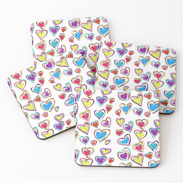 Item preview, Rainbow Hearts designed and sold by saharezza.