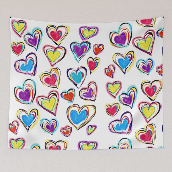 Item preview, Rainbow Hearts designed and sold by saharezza.