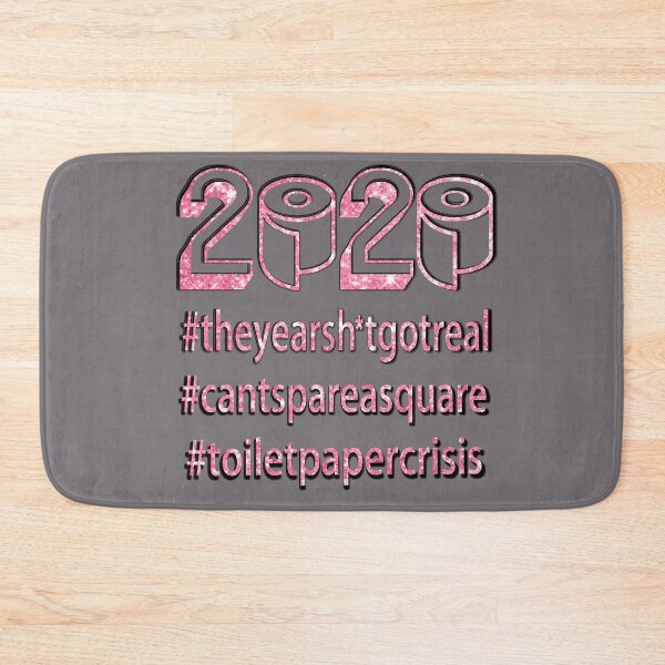 Item preview, Toilet Paper Crisis Shortage 2020 Hashtags Quarantine Glitter designed and sold by lorrinani.