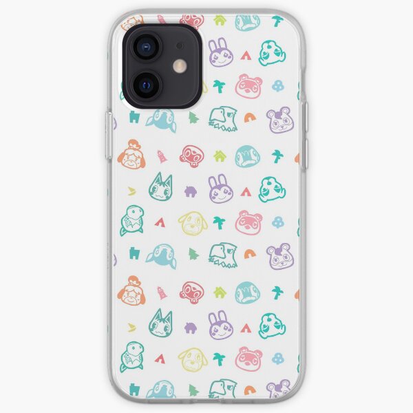Villager Characters Animal Crossing New Horizons Pattern iPhone Soft Case