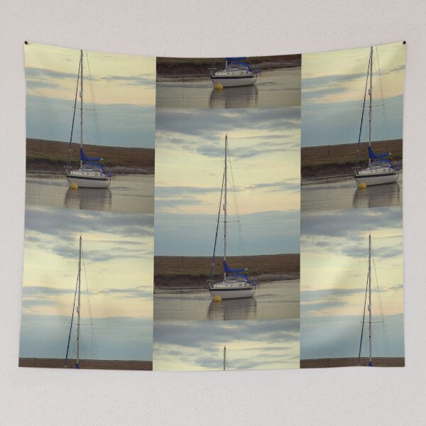 Item preview, Boat at Anchor, Burnham-Overy-Staithe, N Norfolk. designed and sold by Billlee.