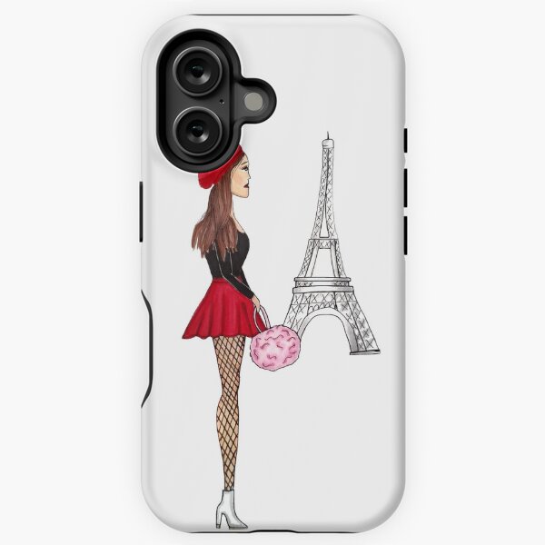 Item preview, Paris Girl Drawing - Leaving Paris Fashion art print designed and sold by SMillustrations.