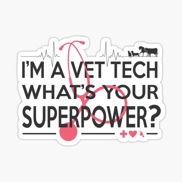 VET TECH Sticker