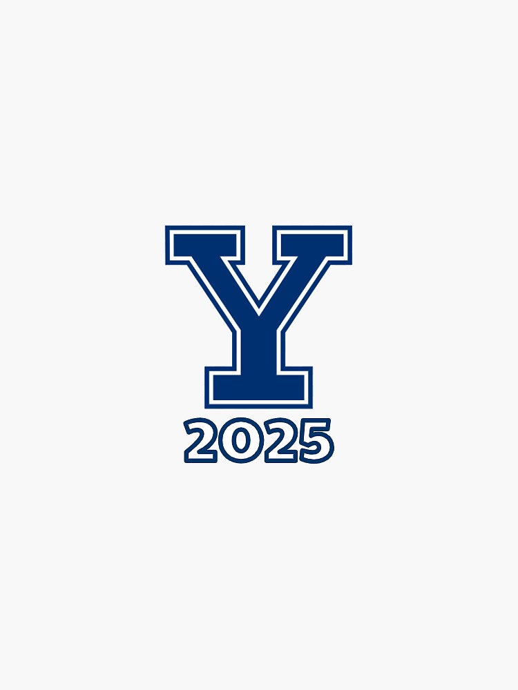 "Yale 2025" Sticker for Sale by mangotango711 Redbubble