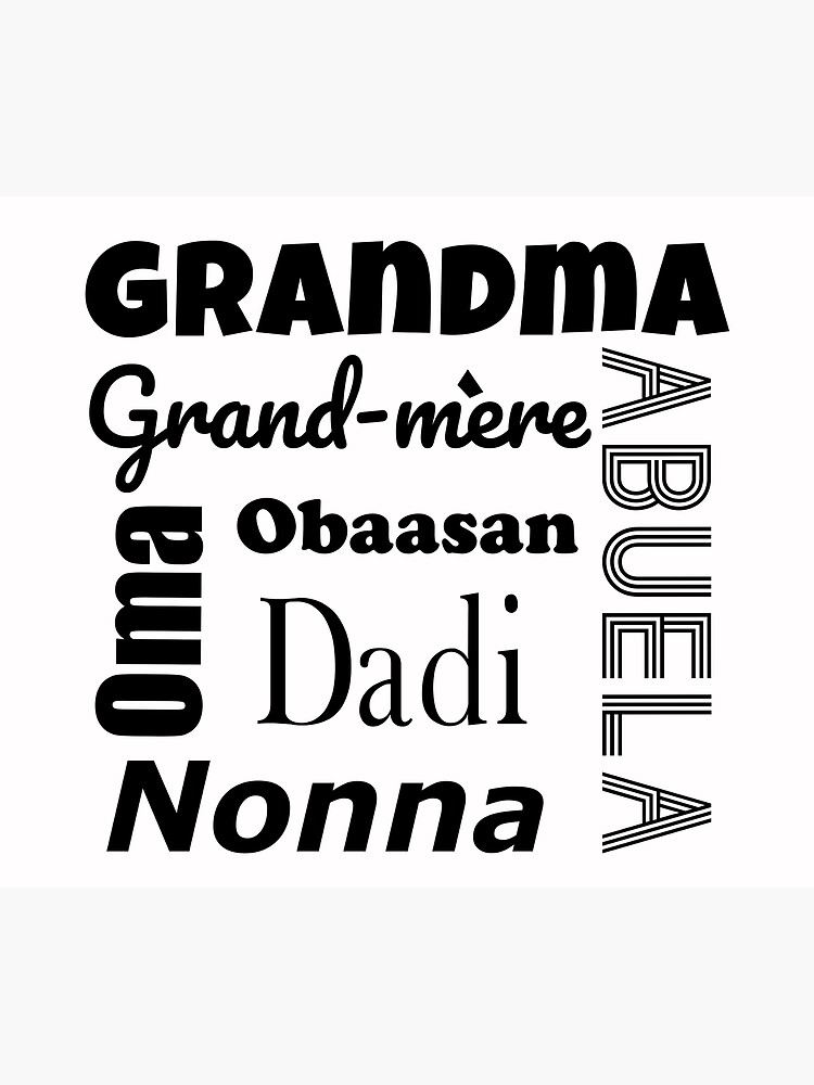 grandma-in-different-languages