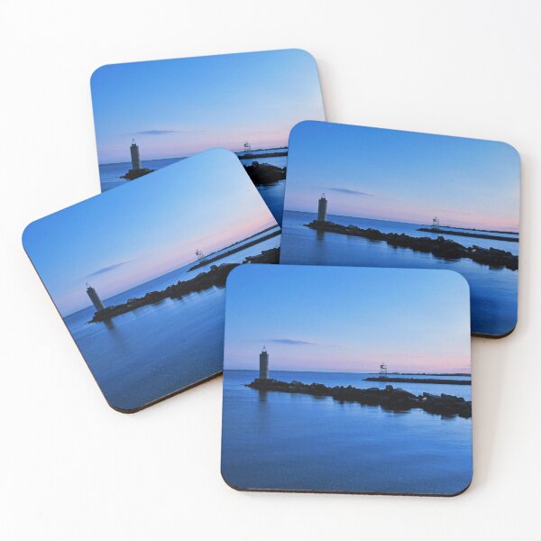 Blue Solitude Coasters (Set of 4)