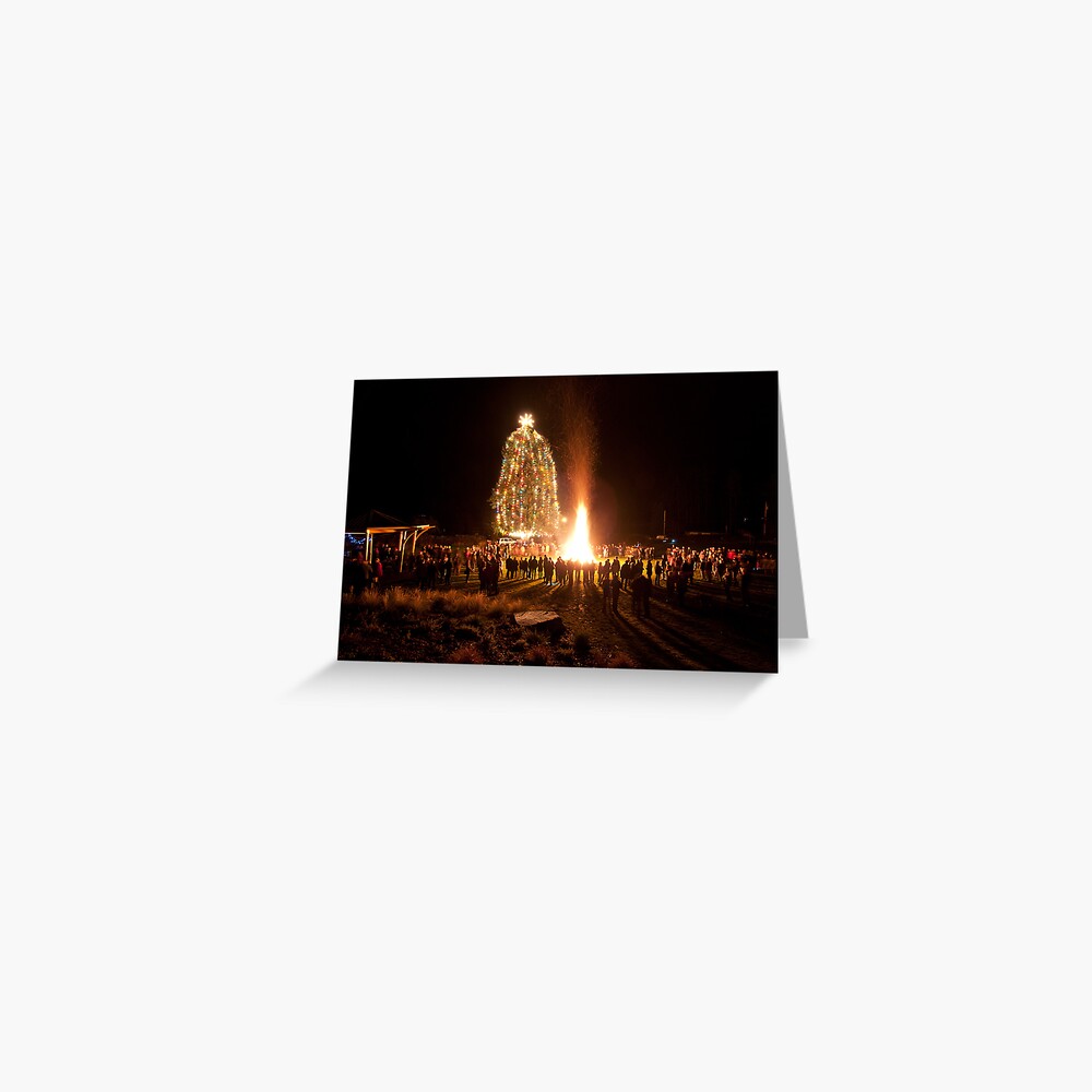 Miners Bay, Dec. 24, Mayne Island Greeting Card