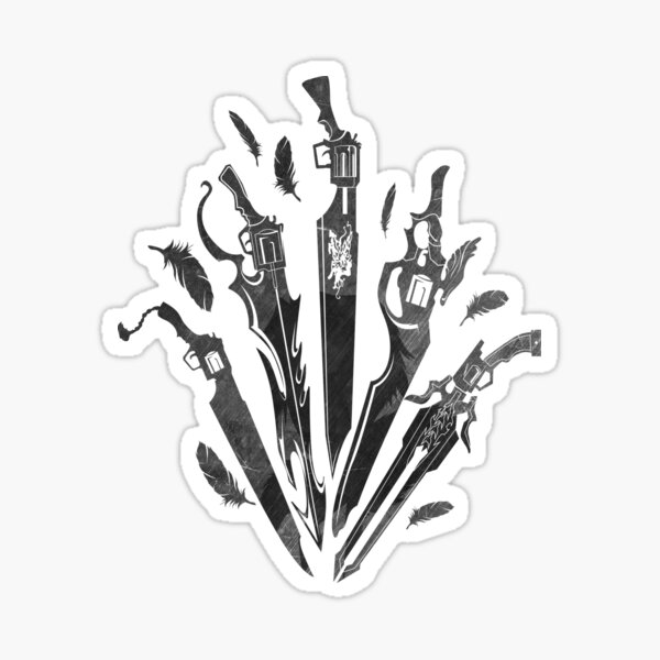 A cool gunblade from Final Fantasy tattoo gunblade gamertattoo gamer  game finalfantasy finalf  Gamer tattoos Final fantasy tattoo Black  and grey tattoos