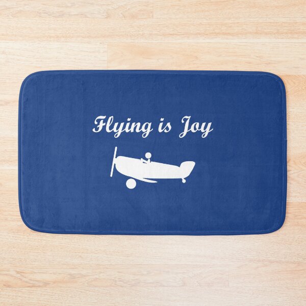 Item preview, Flying is Joy Airplane with Pilot Dark Monotone designed and sold by TinyStarAmerica.