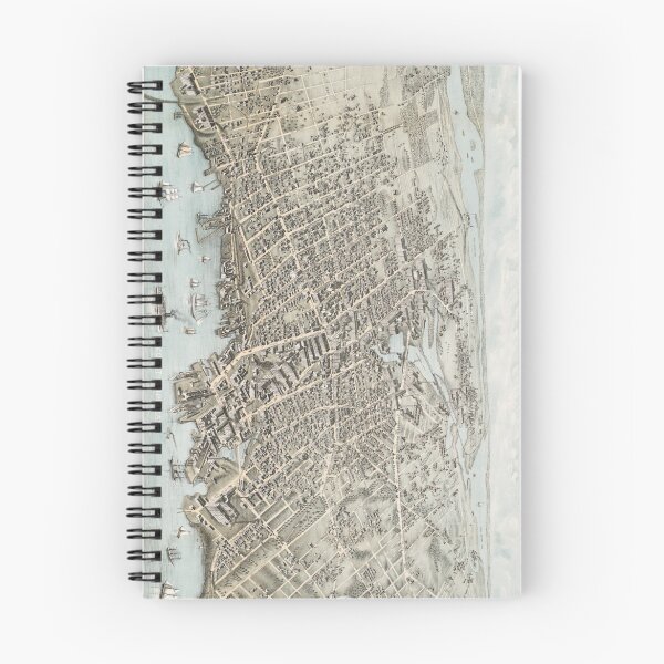 Item preview, Vintage Map of Fall River Massachusetts (1877) designed and sold by BravuraMedia.