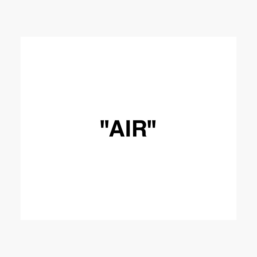 off white air logo