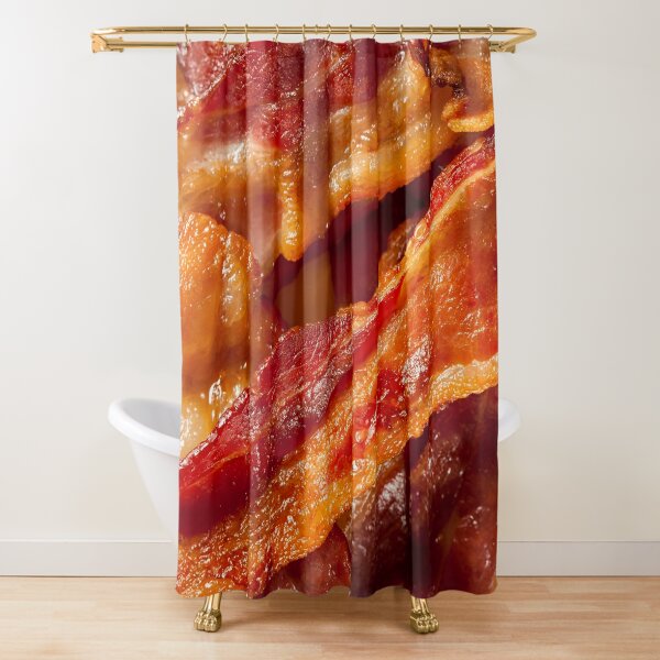 Meat Picture Shower Curtains Redbubble - meat texture roblox