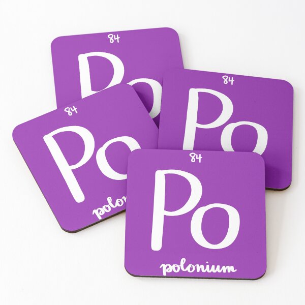 Item preview, Polonium - Periodic Table of the Elements designed and sold by Hodgepodge Bricolage.