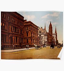 Póster Vintage Fifth Avenue NYC Photo-Print (1900)