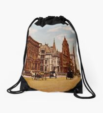 Mochila de cuerdas Vintage Fifth Avenue NYC Photo-Print (1900)