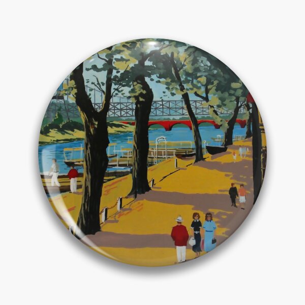 Item preview, Chester vintage travel poster designed and sold by stickart-marek.