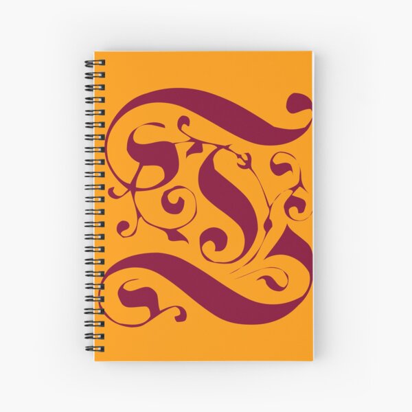 Scarlet Letter T Spiral Notebook