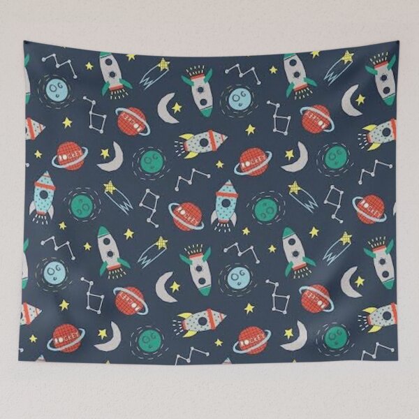 Item preview, space for little boys designed and sold by Lovelife360.