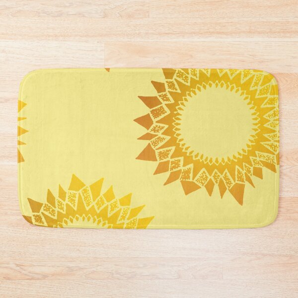 Item preview, Yellow sun flower mandala  designed and sold by shantiru.