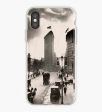 Vinilo o funda para iPhone Vintage Photograph of The NYC Flat Iron Building 2