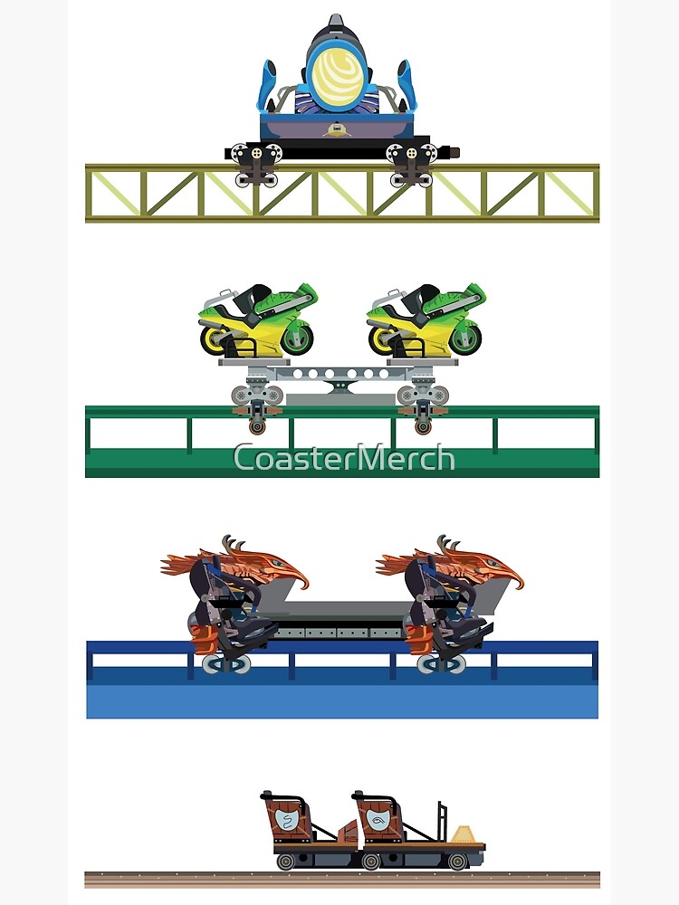Toverland Coaster Cars Design by CoasterMerch