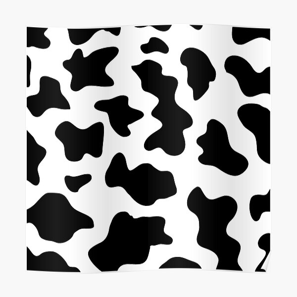 Cow Print Poster