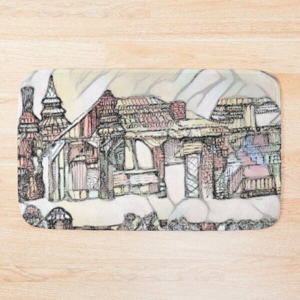 Item preview, Town in Paris, TeresaTown at Redbubble 2020 designed and sold by Mark Stansberry.