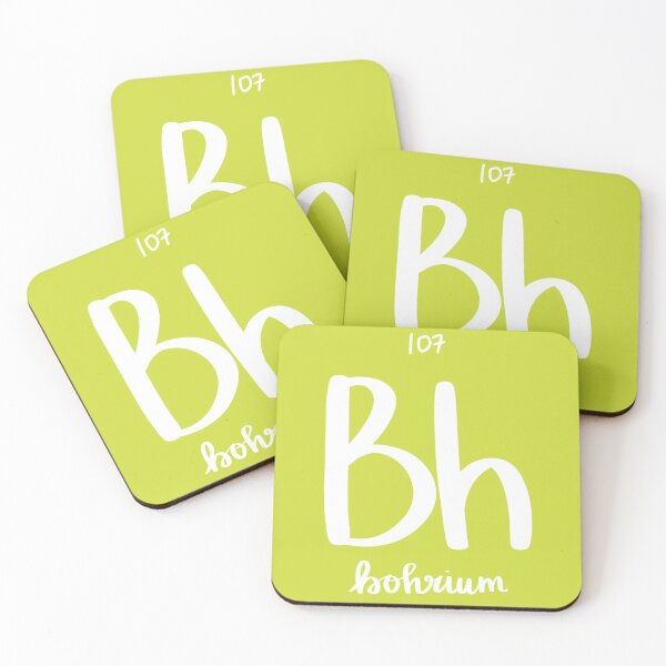 Aperçu de l'œuvre Bohrium - Periodic Table of the Elements créée et vendue par Hodgepodge Bricolage.