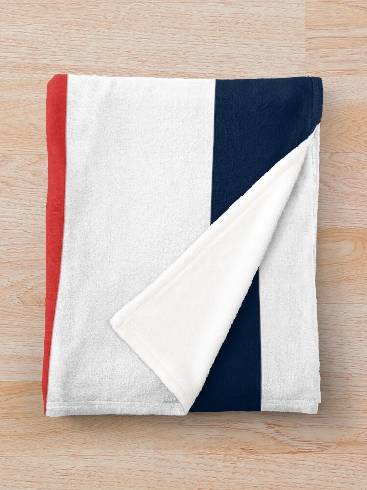 "Red Blue White Stripe" Throw Blanket for Sale by nish3300 Redbubble
