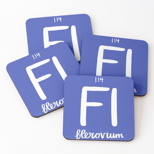 Aperçu de l'œuvre Flerovium - Periodic Table of the Elements créée et vendue par Hodgepodge Bricolage.