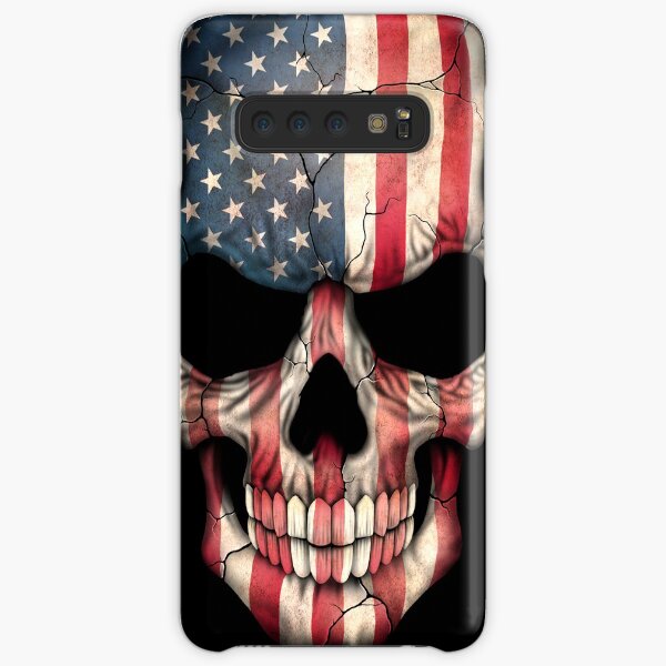 American Flag Skull Samsung Galaxy Snap Case