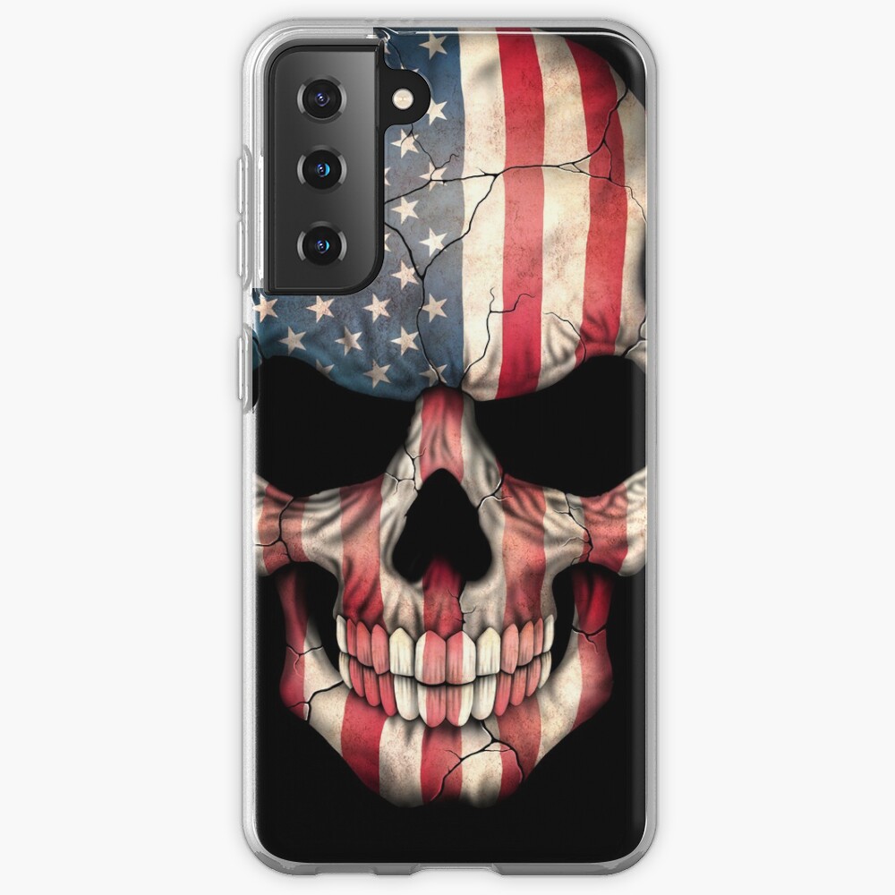 American Flag Skull Case & Skin for Samsung Galaxy