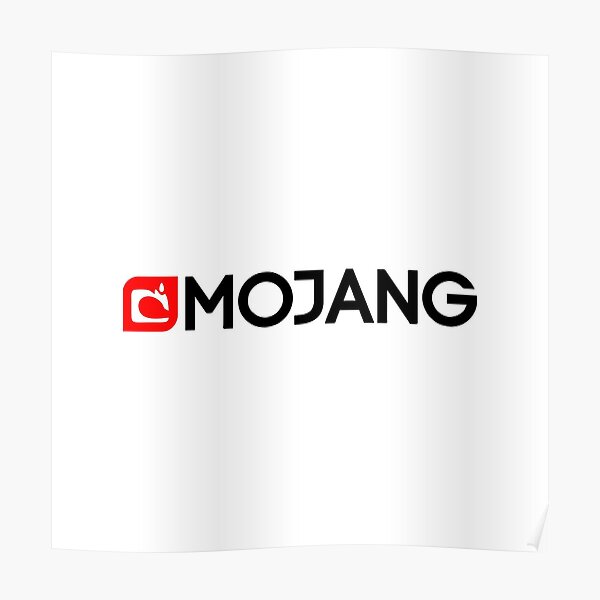 Mojang Posters Redbubble - mojang wallpaper 3 roblox