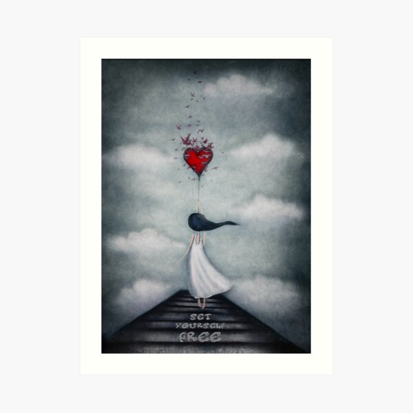 Set yourself free Art Print