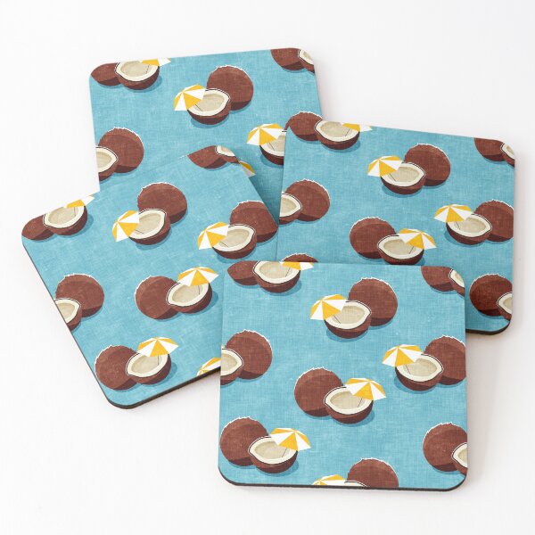 Item preview, Coconut Cocktail - Blue designed and sold by littlearrow.
