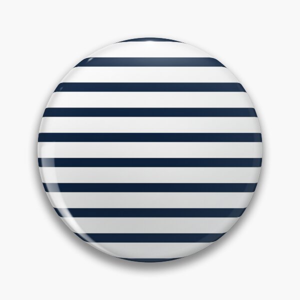 Item preview, Navy Blue White Stripe Thin designed and sold by nish3300.