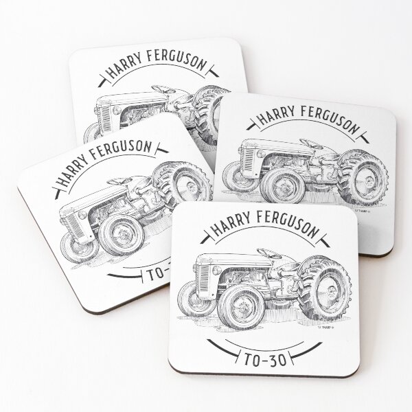 Item preview, 1951 Harry Ferguson TO-30 Tractor Vintage Logo with Sketch designed and sold by FuelArtOriginal.