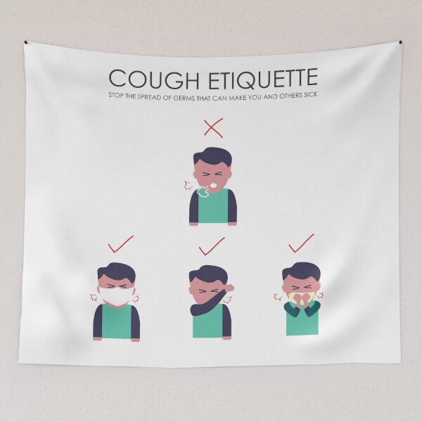 Item preview, Let's learn cough etiquette during this Covid-19 pandemic outbreak designed and sold by lazakia.