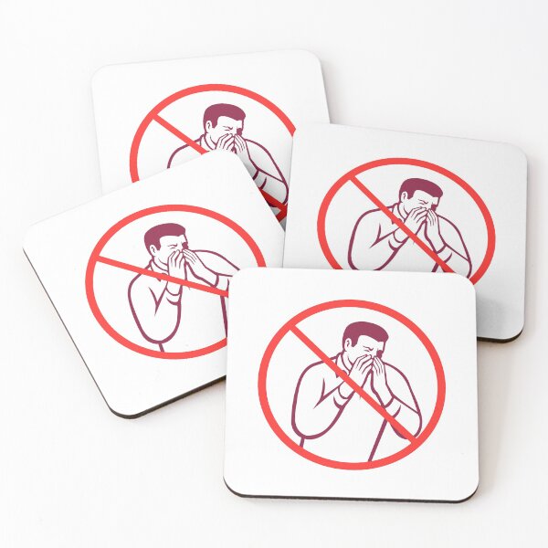 Item preview, Sneezing or Coughing Into Hand Icon Circle Retro designed and sold by patrimonio.
