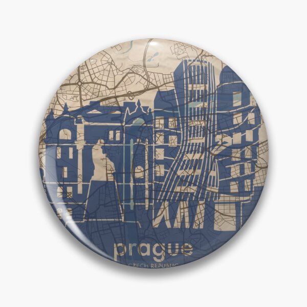 Item preview, Map + Silhouette | Prague designed and sold by CPTVDesign.