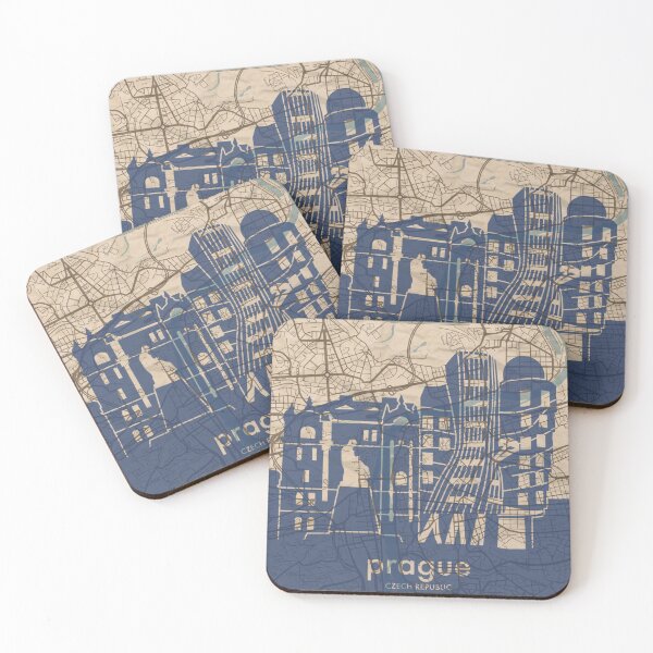 Item preview, Map + Silhouette | Prague designed and sold by CPTVDesign.
