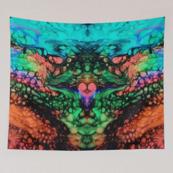 Item preview, "Psychedelic Wolf Cub"  by Superfluid Soul designed and sold by superfluidsoul.
