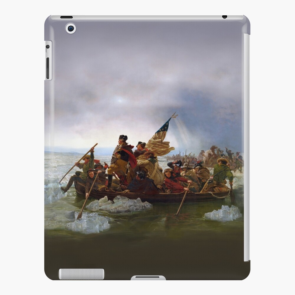 Funda Y Vinilo Para Ipad George Washington Cruzando El Río Delaware